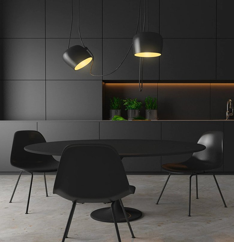 black gold kitchen