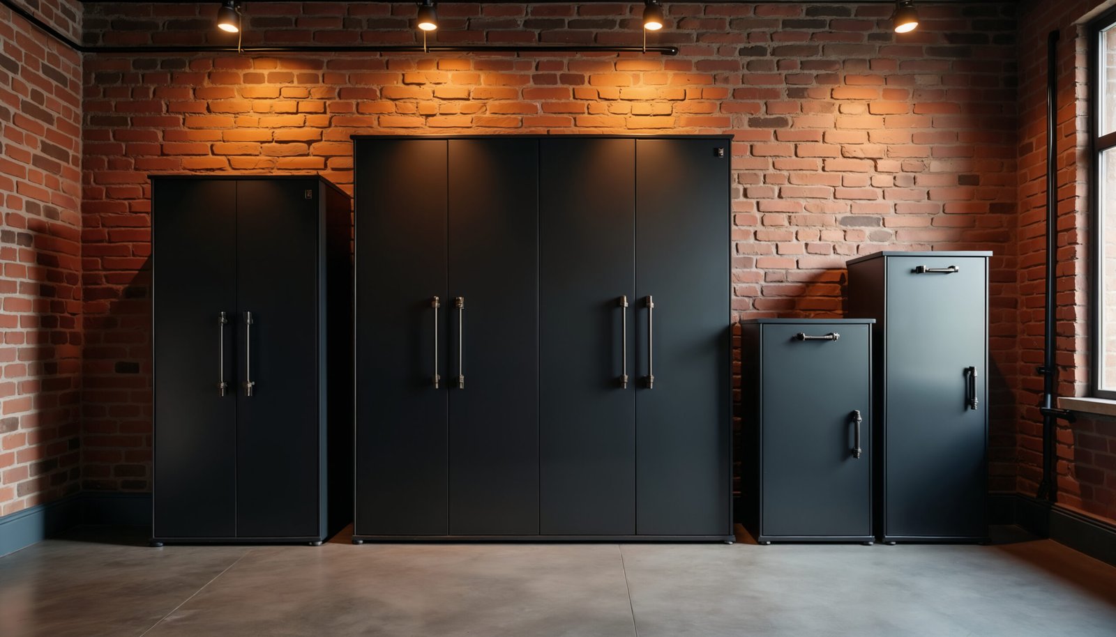 Modern Kitchen Storage Cabinets in Industrial Style